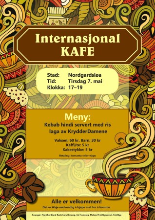 Plakat Internasjonal kafè